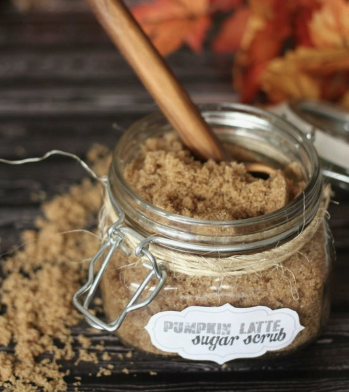 pumpkin latte sugar scrub